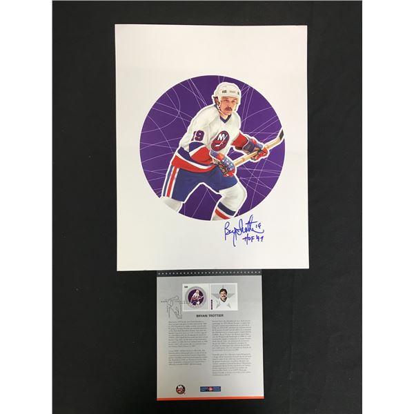 BRYAN TROTTIER LIMITED EDITION LITHOGRAPH (CANADA POST)