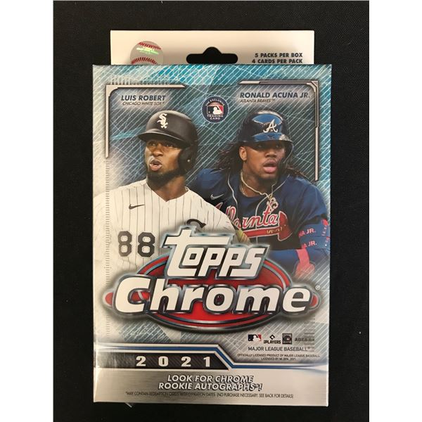 2021 TOPPS CHROME BASEBALL HANGER BOX