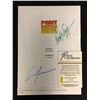 Image 2 : KEANNU REEVES & PATRICK SWAYZE DUAL SIGNED POINT BREAK SCRIPT COVER (RA COA)