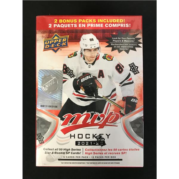 2021-22 UPPER DECK MVP HOCKEY BLASTER BOX