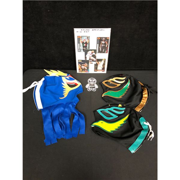 LUCHA LIBRE MEXICAN WRESTLING MASKS LOT