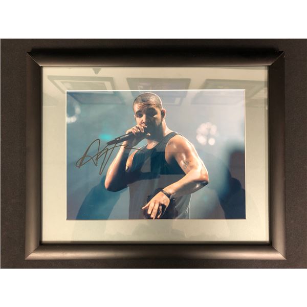 DRAKE SIGNED 8X10 FRAMED PHOTO (RA COA)