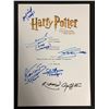 Image 1 : HARRY POTTER AND THE CHAMBER OF SECRETS CAST SIGNED SCRIPT COVER (RA COA)
