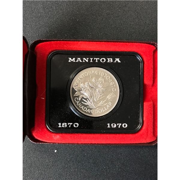 1970 CASED CANADIAN SILVER DOLLAR