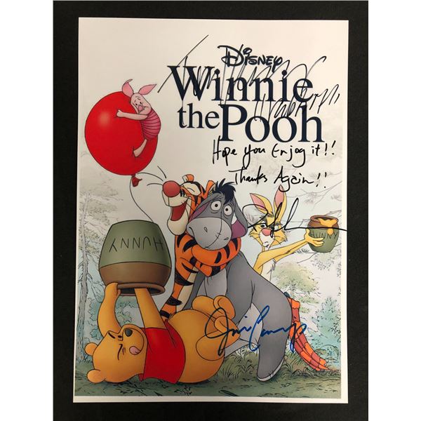 WINNIE THE POOH CAST SIGNED 8X10 PHOTO (RA COA)