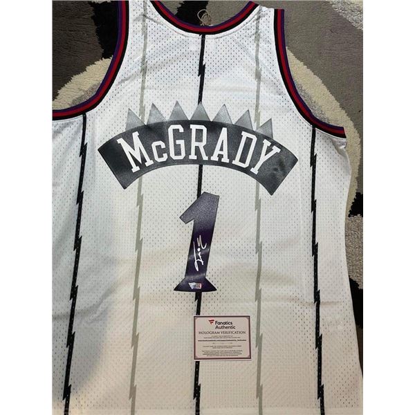 TRACY McGRADY SIGNED RAPTORS JERSEY (FANATICS HOLO)