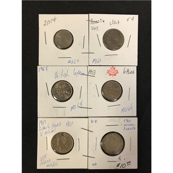 ASSORTED WORLD COIN LOT