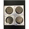 Image 1 : 4 X 1968 CANADA SILVER DOLLARS