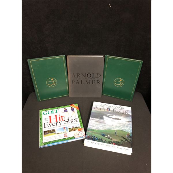 ASSORTED GOLF BOOK LOT