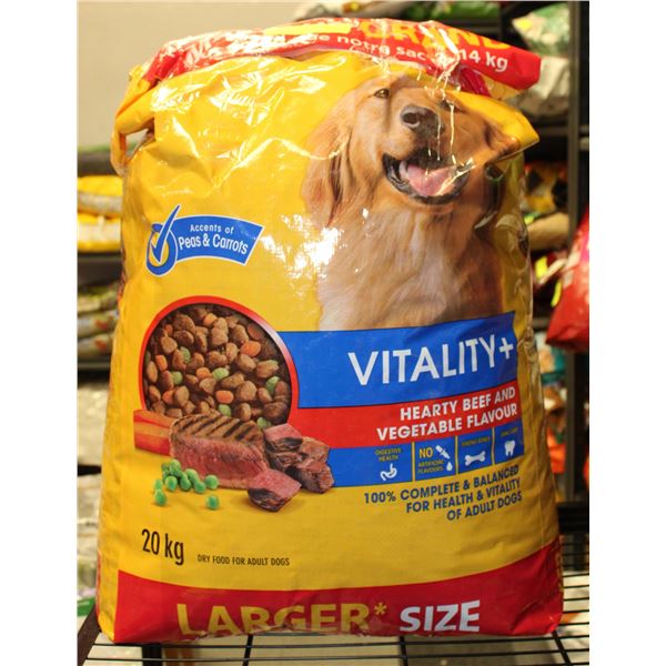 PEDIGREE VITALITY+ FOOD FOR ADULT DOGS 20KG