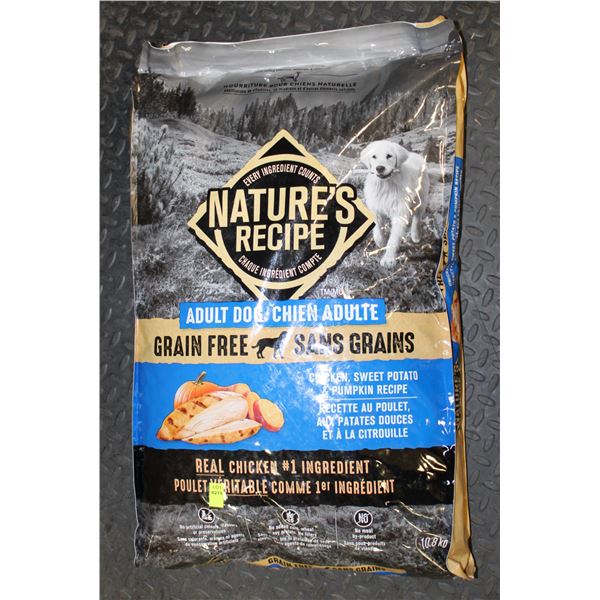 NATURES RECIPE ADULT DOG FOOD 10.8KG CHICKEN,