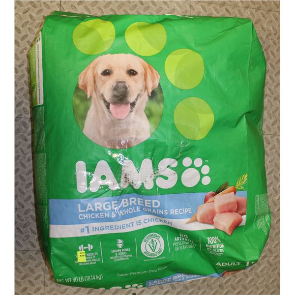 IAMS LARGE BREED CHICKEN & WHOLE GRAINS RECIPE