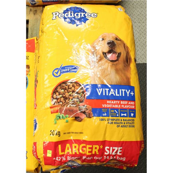 PEDIGREE VITALITY+HEARTY BEEF & VEGETABLE FLAVOUR