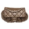 Image 1 : Chanel Distressed Metallic Silver CC Chain Around Shoulder Bag