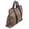Image 2 : Hermes Grey Canvas Sac Fourre MM Tote Bag