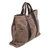 Image 3 : Hermes Grey Canvas Sac Fourre MM Tote Bag