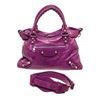 Image 1 : Balenciaga Purple Leather City Classic Bag