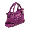 Image 2 : Balenciaga Purple Leather City Classic Bag