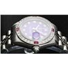 Image 6 : Rolex Ladies Stainless Steel Purple Diamond & Ruby 26MM Datejust Wristwatch