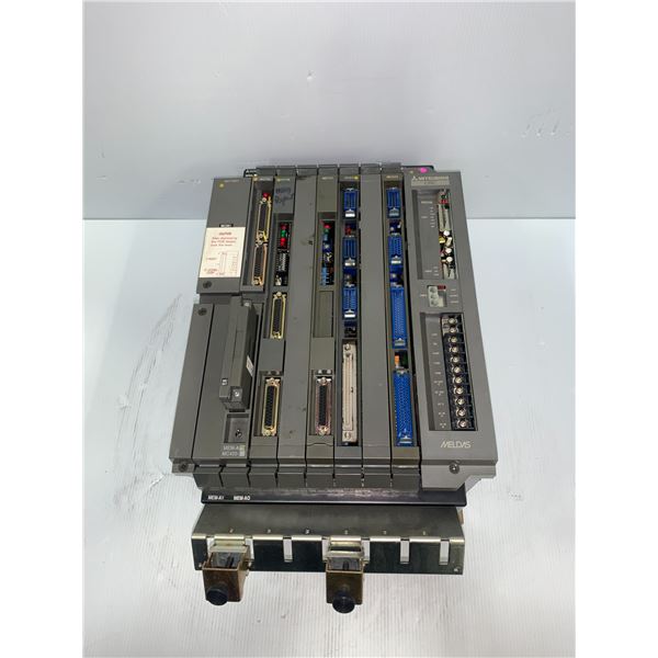 Mitsubishi #M325L2NL-1 Numerical Control Rack w/Boards & PD21B Power Supply