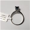 Image 3 : 14K  TREATED BLUE NATURAL DIAMOND(1.05CT) RING SIZE 6