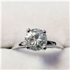 Image 1 : 10K  WHITE MOISSANITE (1.05CT) RING SIZE 6