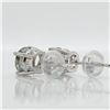 Image 2 : 14K  WHITE MOISSANITE (1.5CT) EARRINGS
