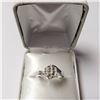 Image 2 : SILVER 7 DIAMOND RING SIZE 7