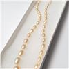 Image 2 : SILVER FRESH WATER PEARL 18" NECKLACE