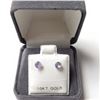 Image 3 : 10K  TANZANITE AND FRESH WATER PEARL 2IN1(0.56CT) EARRINGS