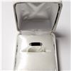 Image 2 : SILVER BLACK ONYX RING SIZE 7.5