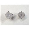 Image 1 : 14K DIAMOND(0.9CT) EARRINGS