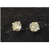 Image 1 : 14K DIAMOND(0.5CT,GREENISH YELLOW) EARRINGS