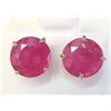 Image 1 : 14K  RUBIES(7CT) EARRINGS