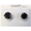 Image 1 : 14K  BLACK DIAMONDS(1.26CT) EARRINGS