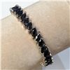 Image 1 : SILVER SAPPHIRE(14CT) BRACELET 7"