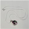 Image 2 : SILVER MYSTIC TOPAZ(30CT) SET 18"