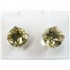 Image 1 : 10K  LEMON QUARTZ(1.85CT) EARRINGS