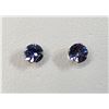 Image 1 : 10K  TANZANITE(0.6CT) EARRINGS
