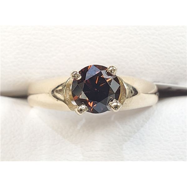 10K  FANCY DARK BROWN DIAMOND (1CT) RING SIZE 6.5