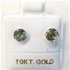 Image 1 : 10K  FANCY SAPPHIRE(1.2CT) EARRINGS