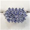 Image 1 : SILVER TANZANITE(1.9CT) RING SIZE 9