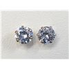 Image 1 : 10K  CZ(8CT) EARRINGS