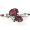 Image 1 : SILVER GARNET(2.1CT) RING SIZE 8