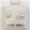 Image 1 : 14K  CULTURE PEARL EARRINGS