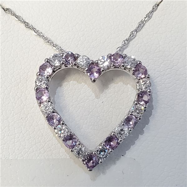 SILVER ALEXANDRITE NECKLACE 18"