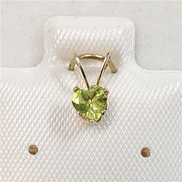 14K  PERIDOT PENDANT