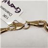 Image 2 : 10K EMERALD(0.5CT) DIAMOND(0.04CT) BRACELET 7"