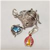 Image 1 : SILVER LOT OF 3 PENDANT
