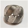 Image 1 : SILVER CZ RING SIZE 6